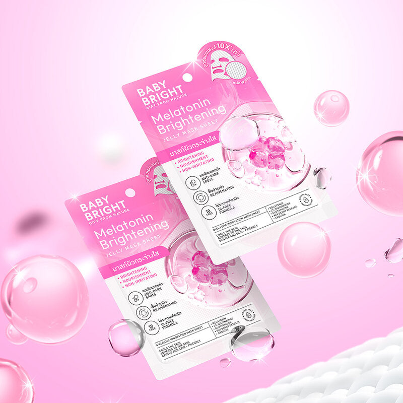 Baby Bright Melatonin Jelly Mask Sheet 25g #WaffleMask