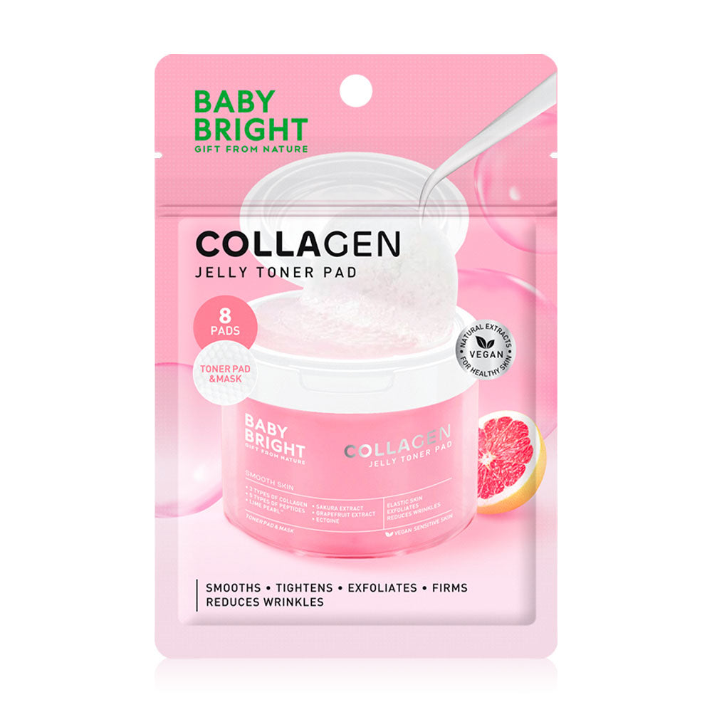 Baby Bright Collagen Jelly Toner Pad 8 Pads