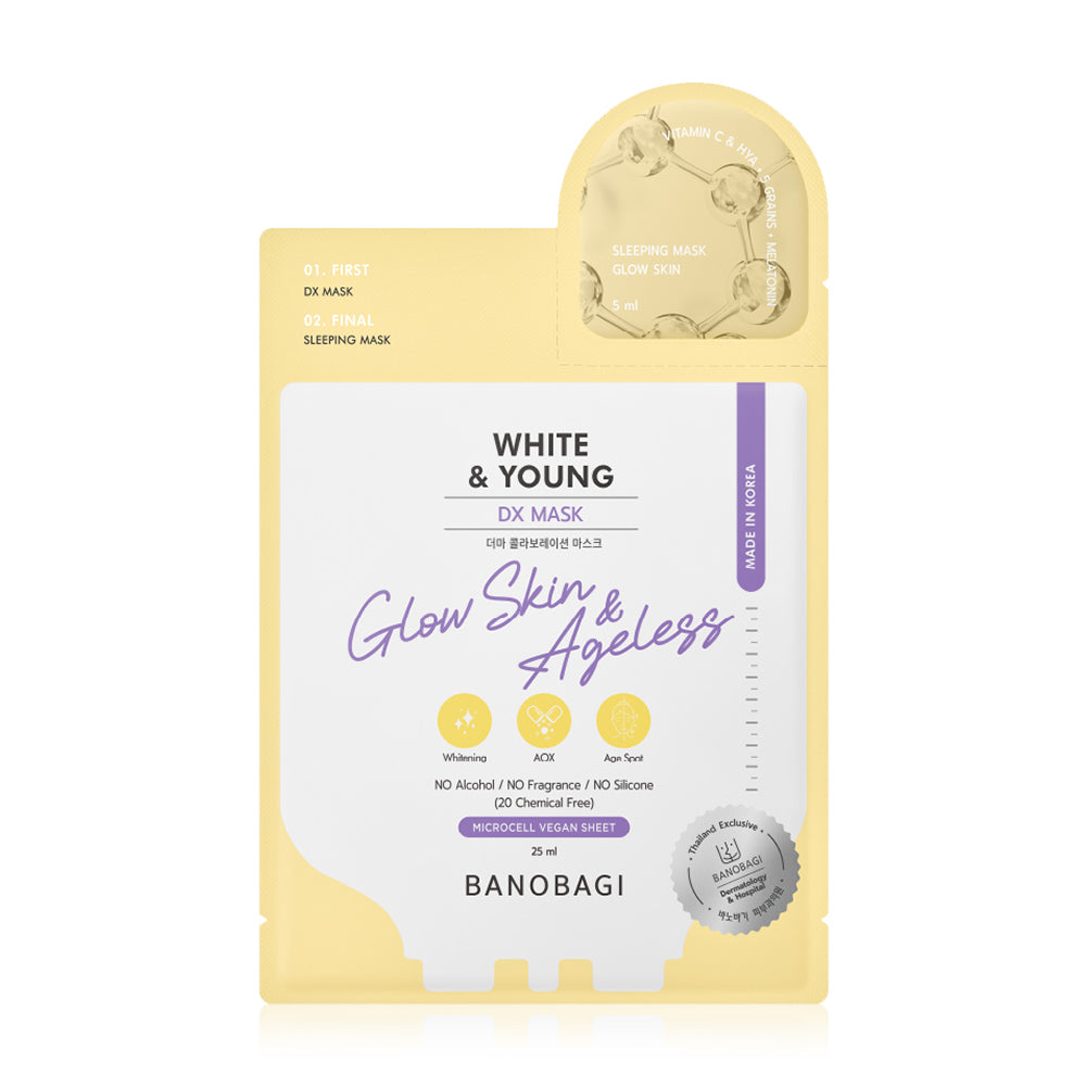 BANOBAGI Dx Mask White & Young Facial mask sheet 25ml + 5ml