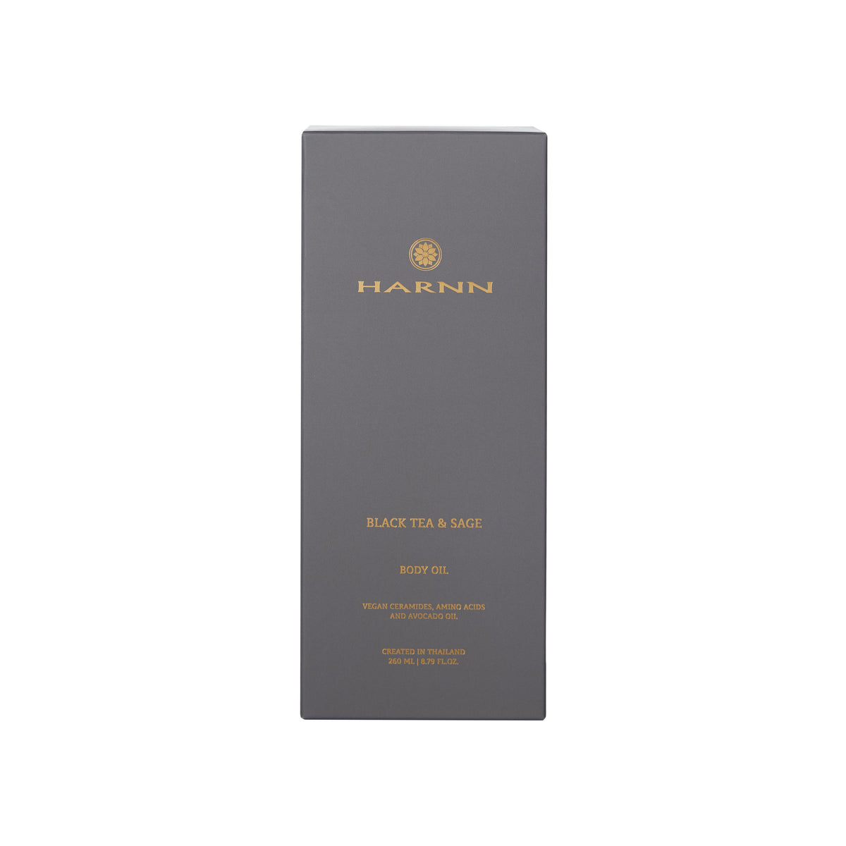 Harnn Body Oil - Black Tea & Sage 260 ml.