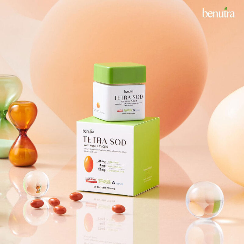 benutra Tetra SOD With Asta + CoQ10 30 Softgels