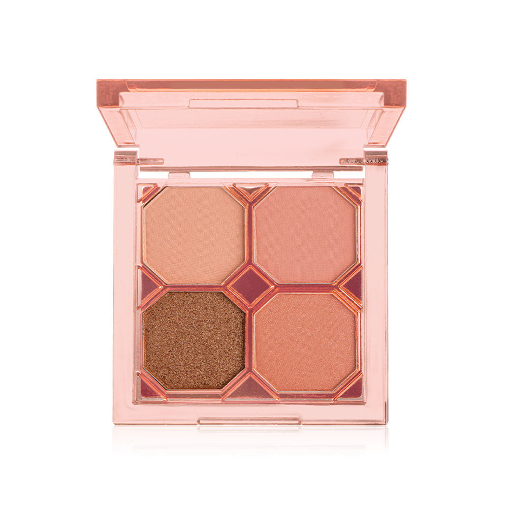 beWiLD Eyeshadow Palette - 4 Shades in Pinkish Brown Tone