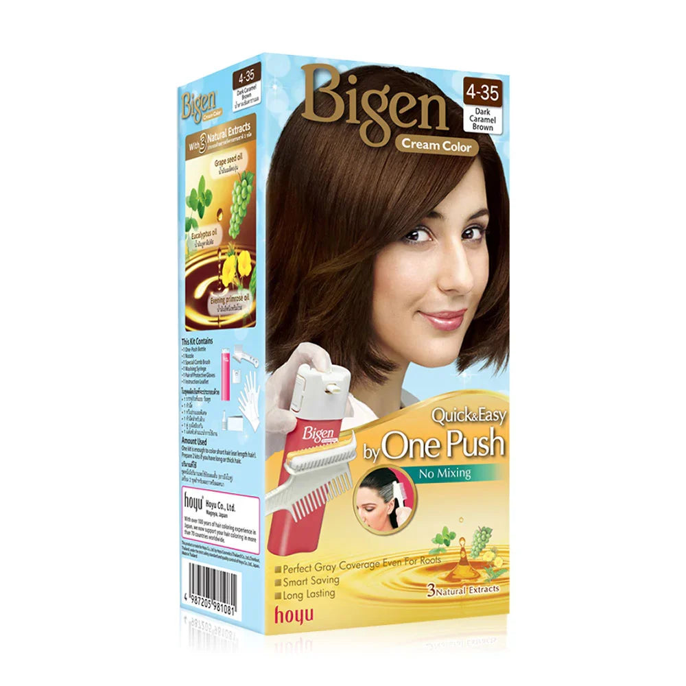 Bigen Cream Color 208g - Dark Caramel Brown