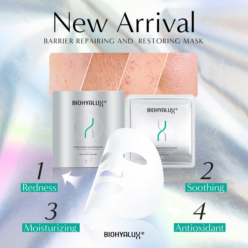 Biohyalux Barrier Repairing & Restoring Mask Facial mask sheet 25g x 5 Sheets