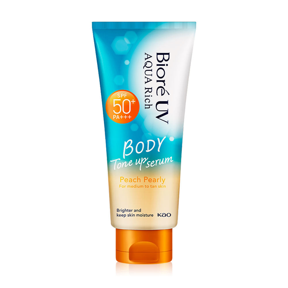Biore UV Aqua Rich Body Tone up Serum SPF50+ PA+++ 130ml - Lilac