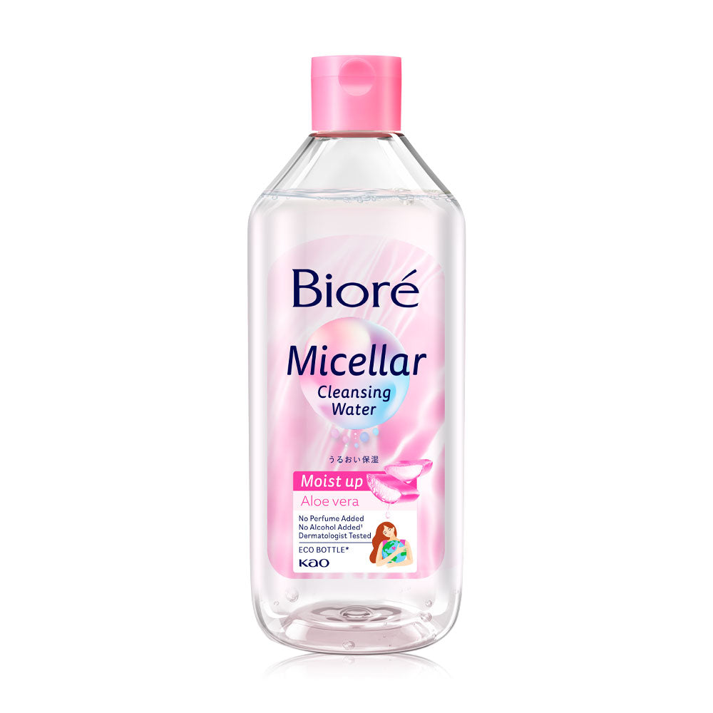 Biore Cleansing Water - Micellar Aloe Vera for Normal & Dry Skin