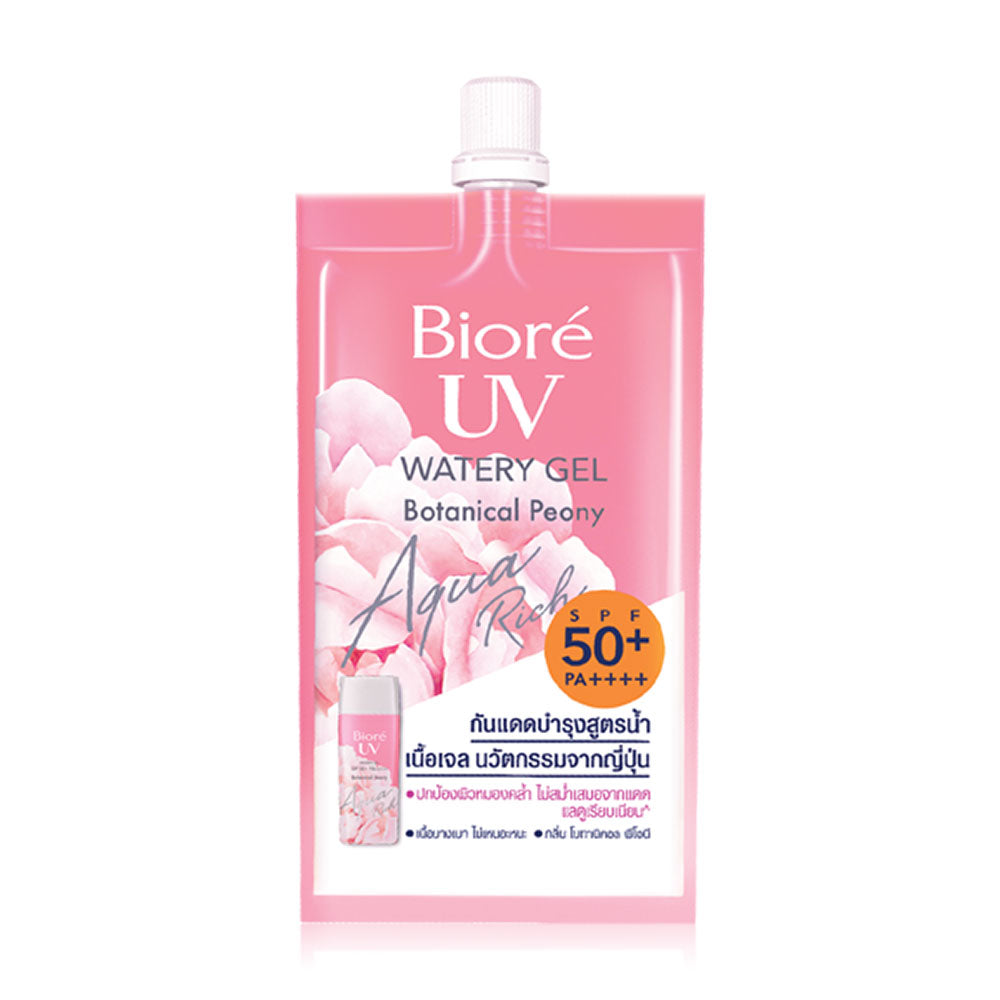 Biore Sunscreen - UV Aqua Rich Watery Gel with Botanical Peony SPF50+