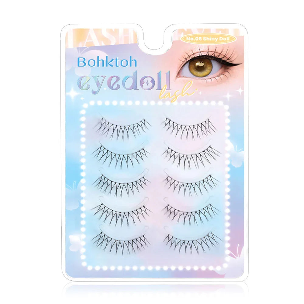 Bohktoh Eyedoll Lash 5 Pairs - #05 Shiny Doll