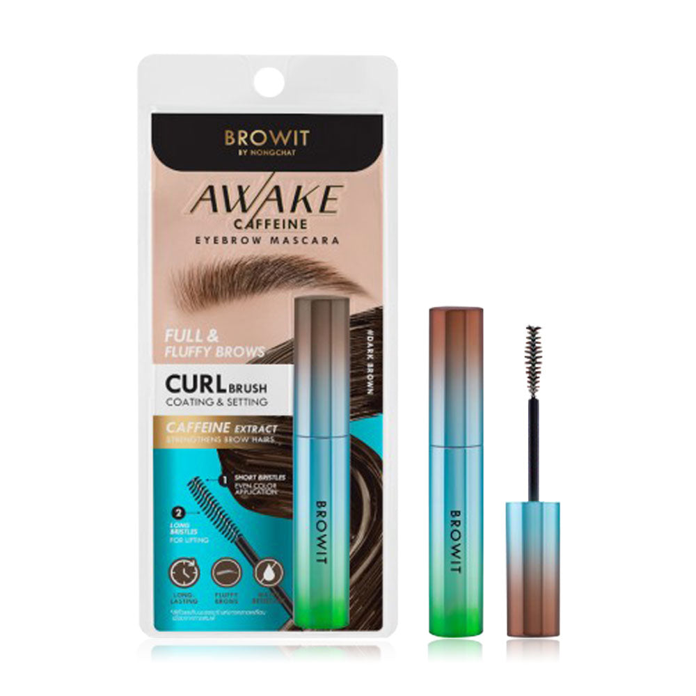 Browit Awake Caffeine Eyebrow Mascara 4g - Dark Dark (2)