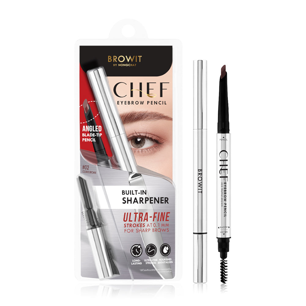 Browit Chef Eyebrow Pencil 0.15g - #02 Cookie Brown