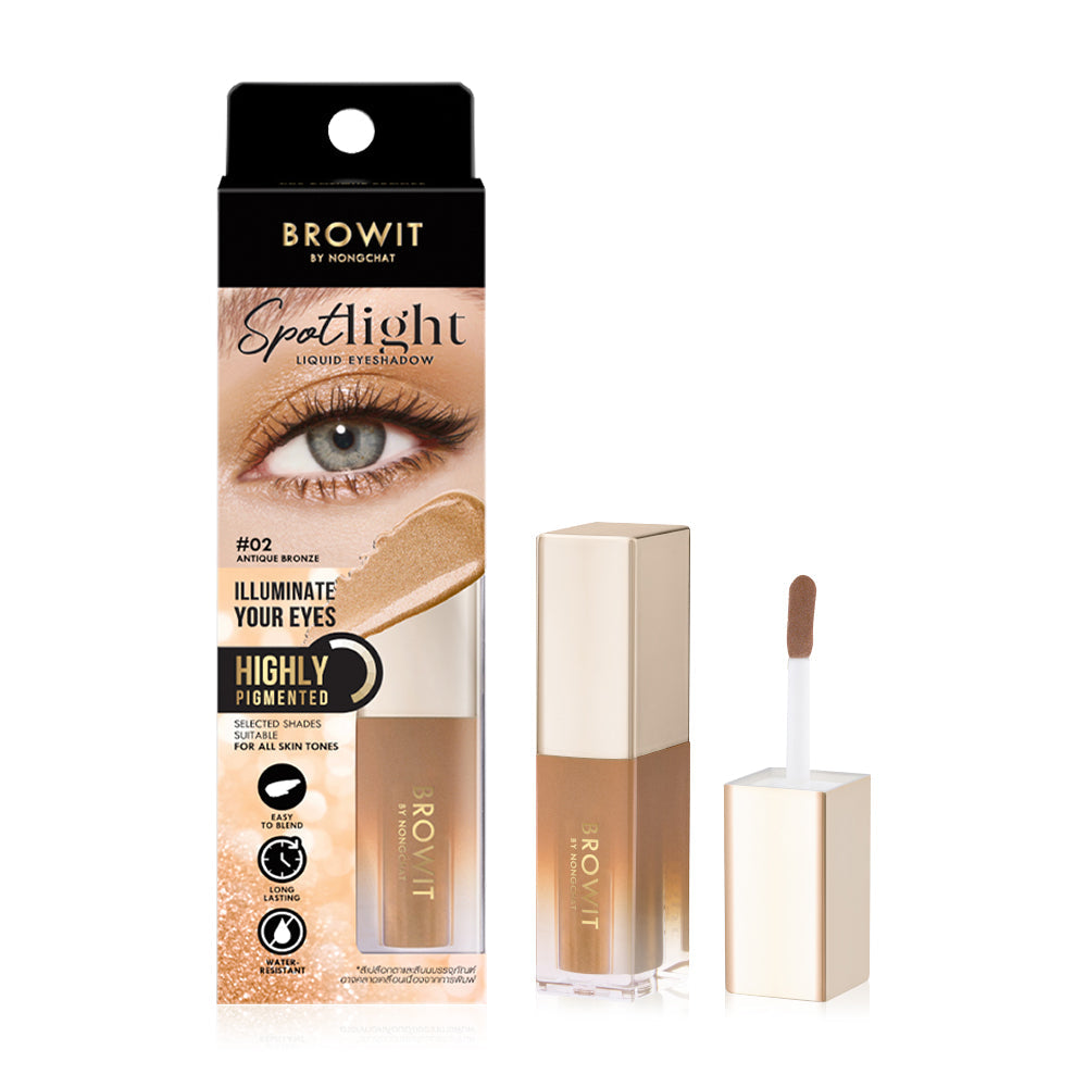 Browit Spotlight Liquid Eyeshadow 3.5ml - #02 Antique Bronze