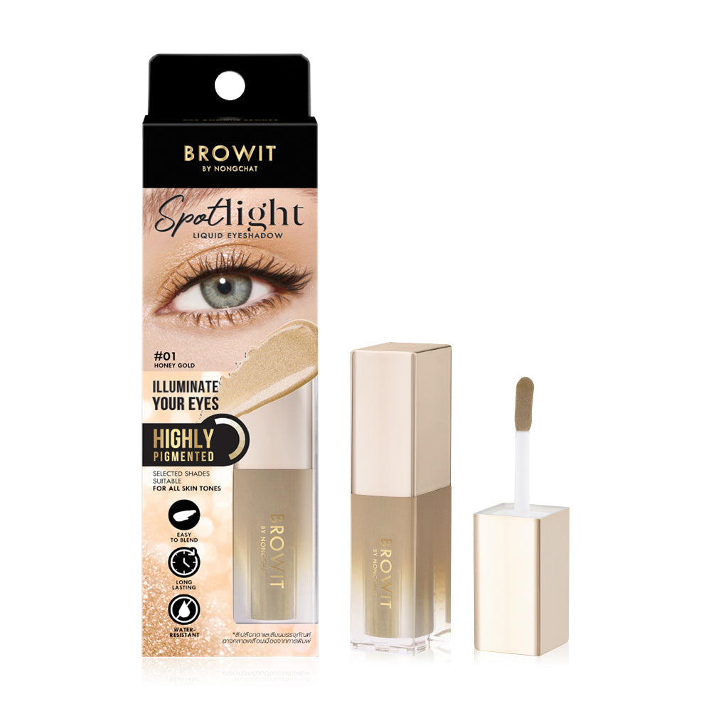 Browit Spotlight Liquid Eyeshadow 3.5ml - #01 Honey Gold