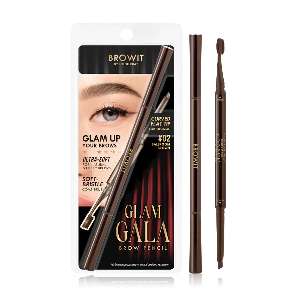 Browit Glam Gala Brow Pencil 0.12g - #02 Ballroom Brown
