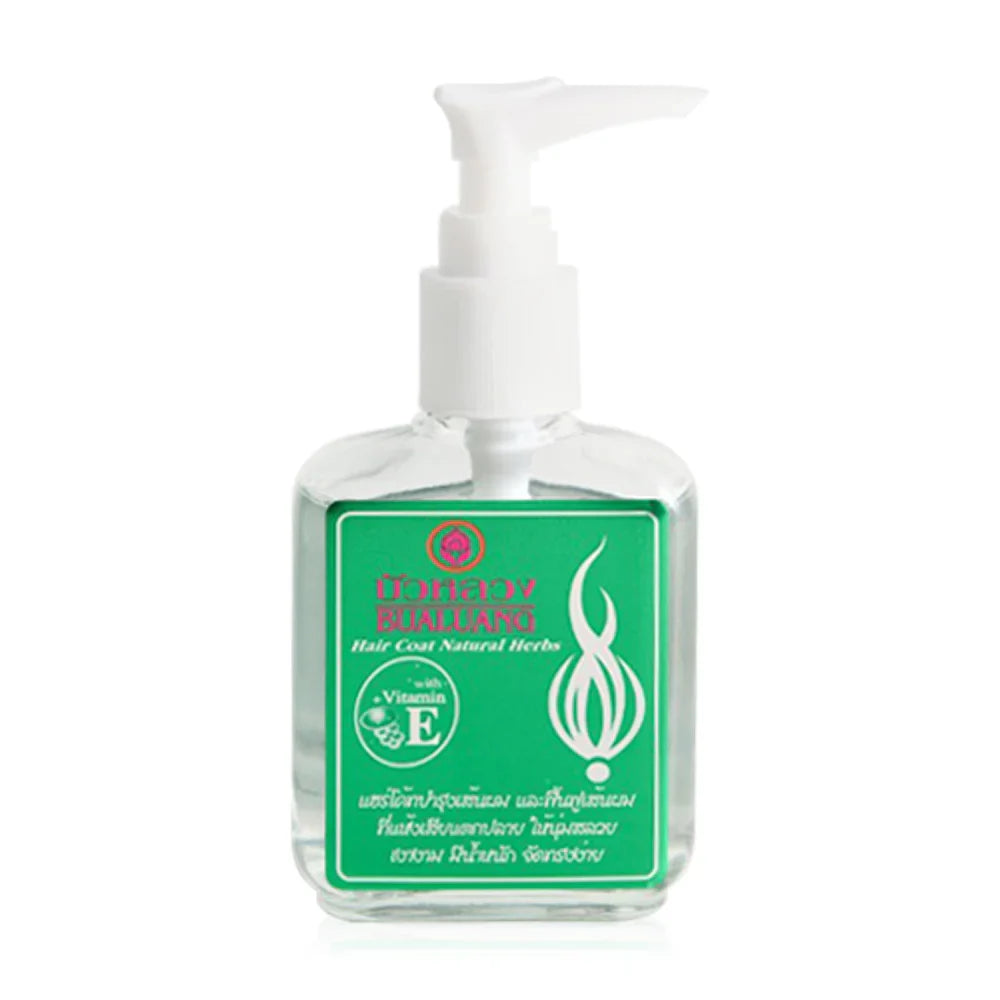 Bualuang Silky Natural Herbs Vitamin E+ Green Fruity Hair Serum 85ml