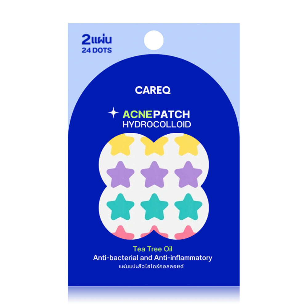 CAREQ Acne Patch Hydrocolloid 24 Dots - #Star4A Hydrocolloid