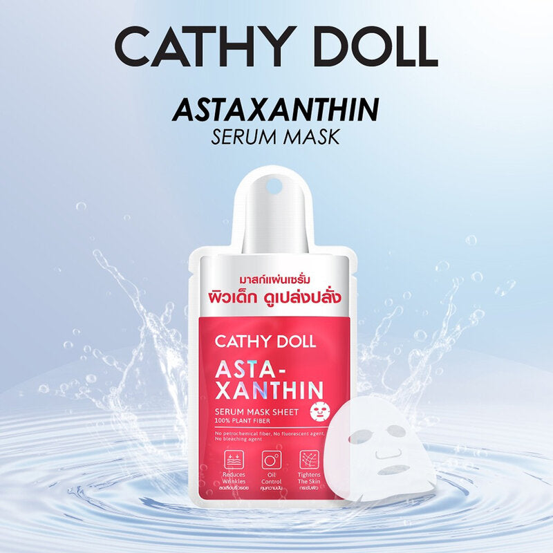 Cathy Doll Serum Mask - Astaxanthin for Wrinkle Reduction