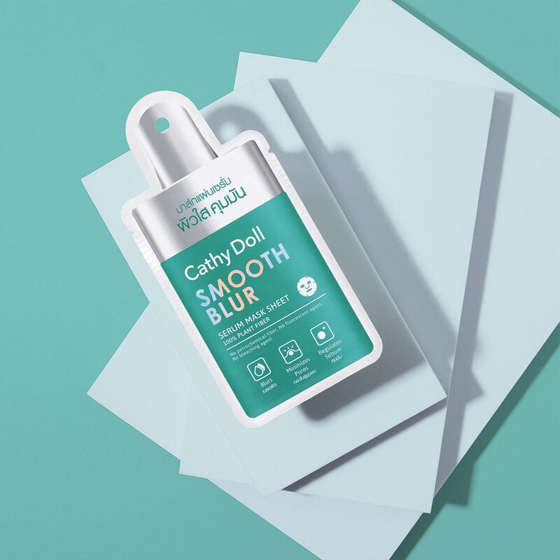 Cathy Doll Serum Mask Sheet - Smooth Blur for Clear Skin