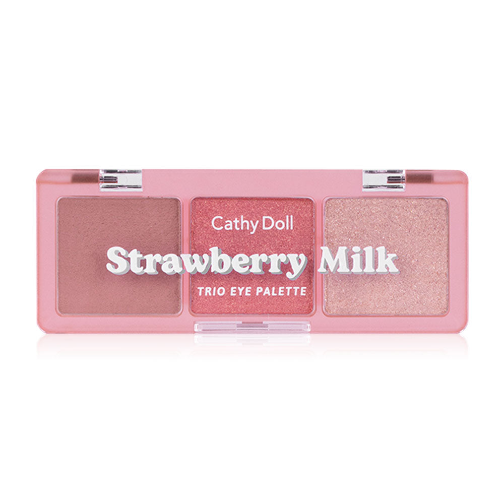 Cathy Doll Cheers Around Trio Eye Palette [2g x 3Colors] - #02 Strawberry Milk