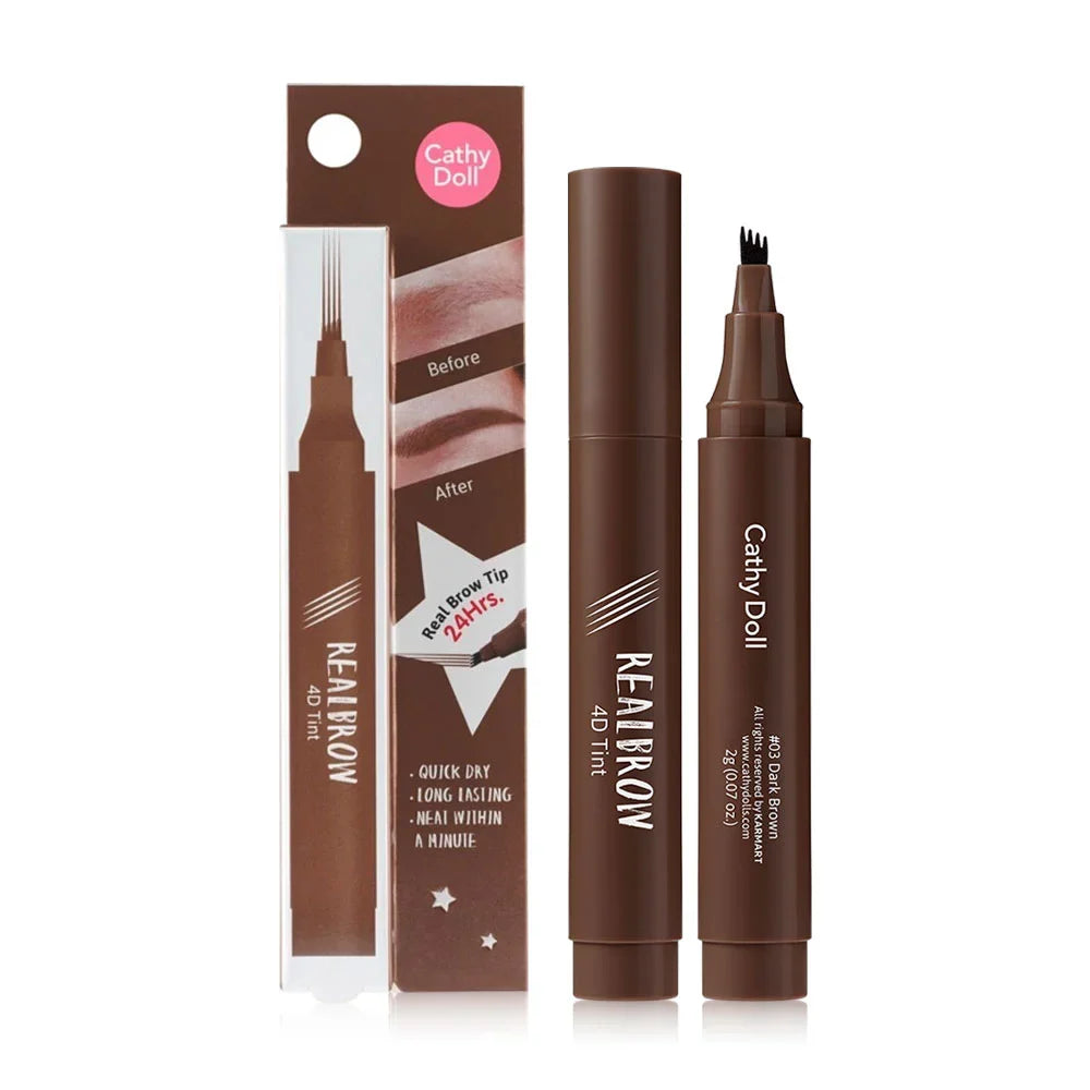 Cathy Doll Real Brow 4D Tint 2g - #03 Dark Brown
