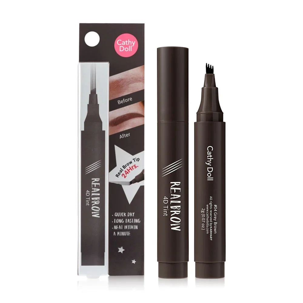 Cathy Doll Real Brow 4D Tint 2g - #04 Grey Brown