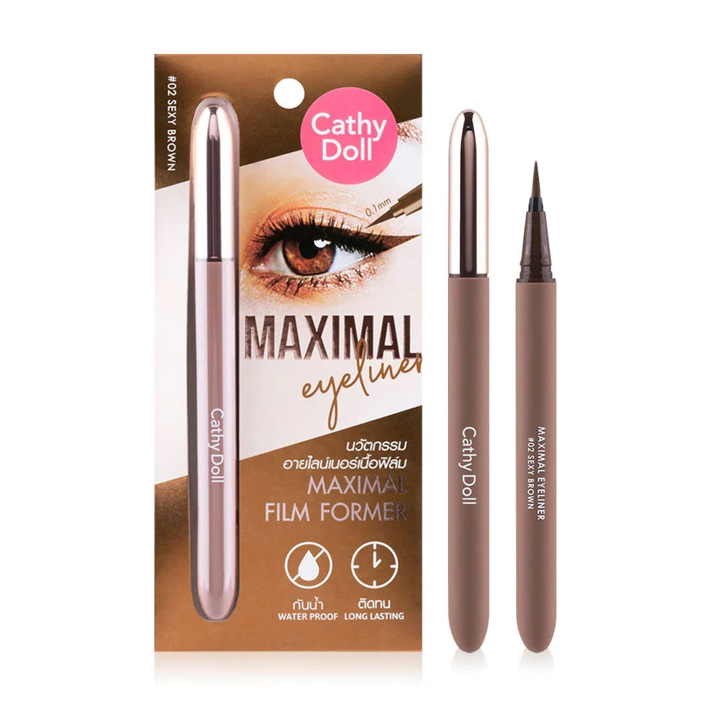 Cathy Doll Maximal Eyeliner 0.7ml - #02 Sexy Brown