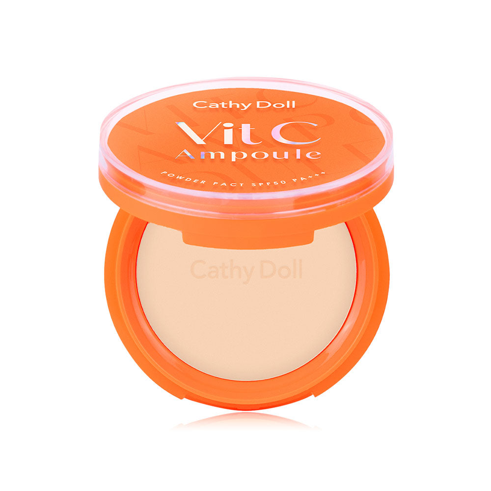 Cathy Doll Vit C Ampoule Powder Pact SPF50 PA+++ 12g - #01 Ivory