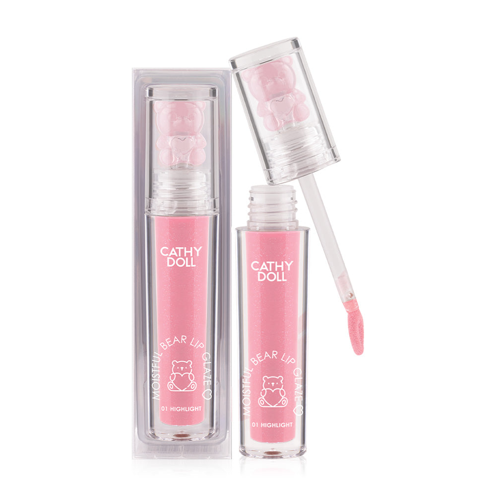Cathy Doll Moistful Bear Lip Glaze 2.2g - #01 Highlight