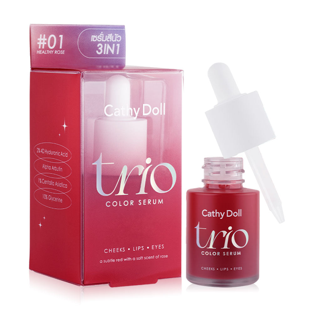 Cathy Doll Trio Color Serum 15ml - #01 Healthy Rose