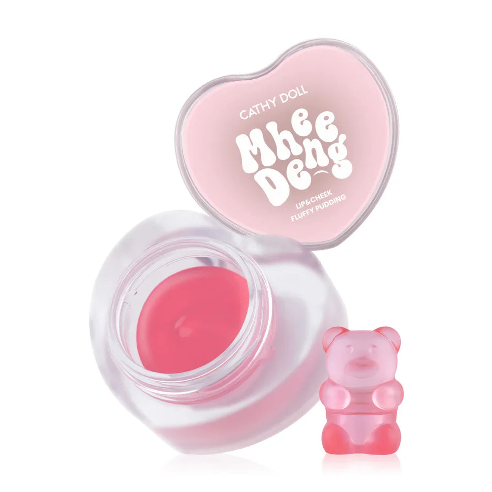 Cathy Doll Mhee Deng Lip & Cheek Fluffy Pudding 8g - #02 Frozen Pink