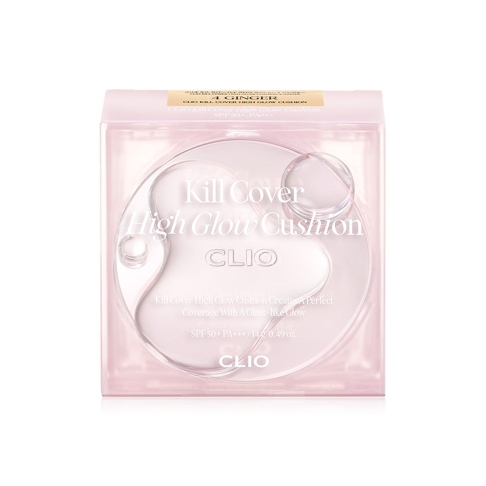 CLIO Kill Cover High Glow Cushion SPF50+ PA++++ 14g + Refill 14g - #4 Ginger