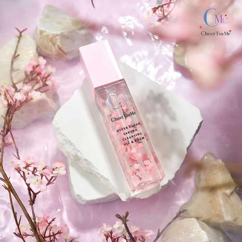 CMe CheerTsuMe Hyper Clear Sakura Cleansing Oil & Foam 100ml