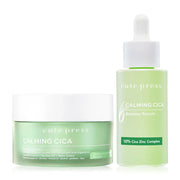 Cute Press Calming Cica Set - Sleeping Mask & Booster Serum