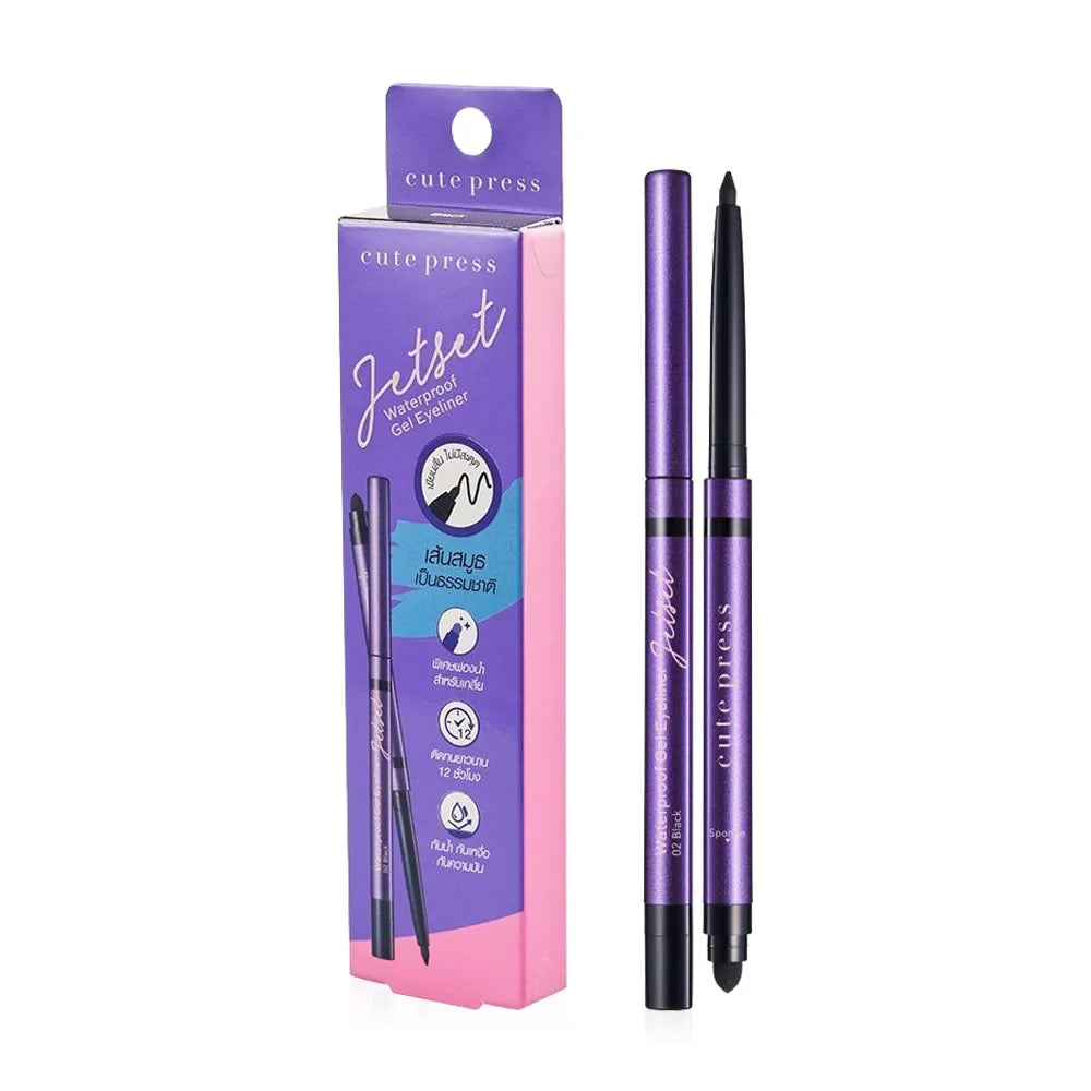 Cute Press Jet Set Waterproof Gel Eyeliner - #02