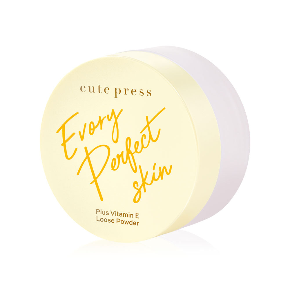 Cute Press Evory Perfect Skin Plus Vitamin E Loose Powder [New Package] 30g - P