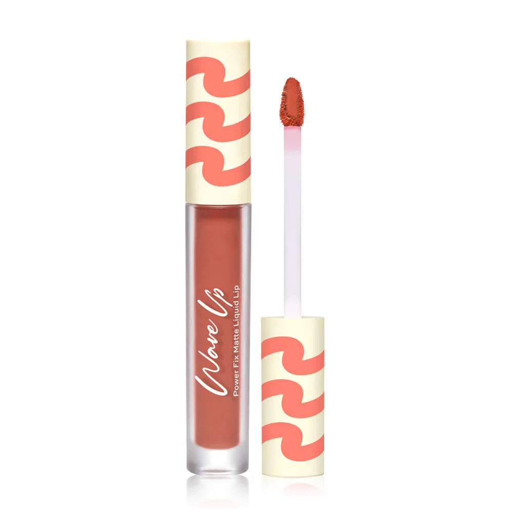 Cute Press Wave Up Power Fix Matte Liquid Lip 2.5g - #OR01 Burnt Brick