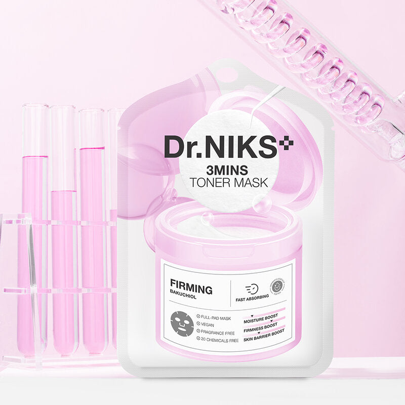 Dr.NIKS 3 Mins Toner Mask Firming [20ml x 6pcs]