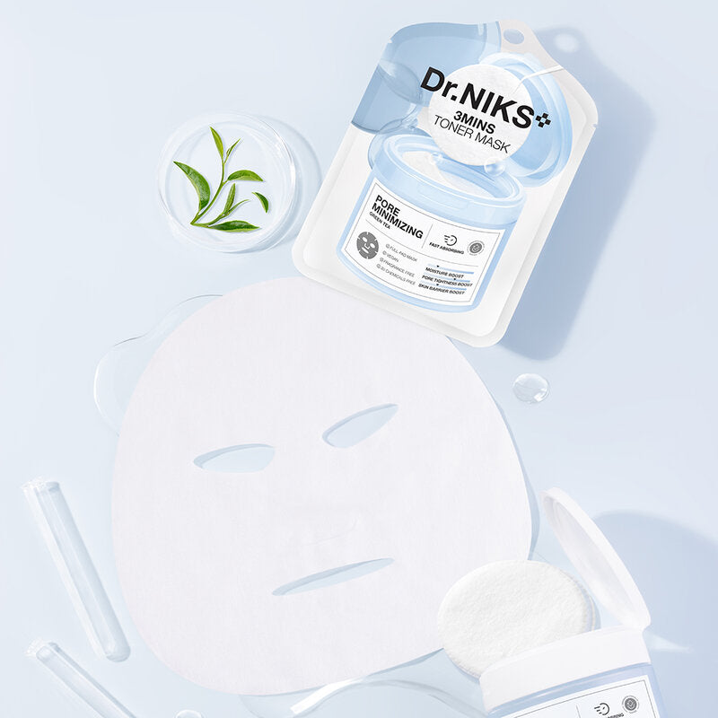 Dr.NIKS 3 Mins Toner Mask Pore Minimizing [20ml x 6pcs]