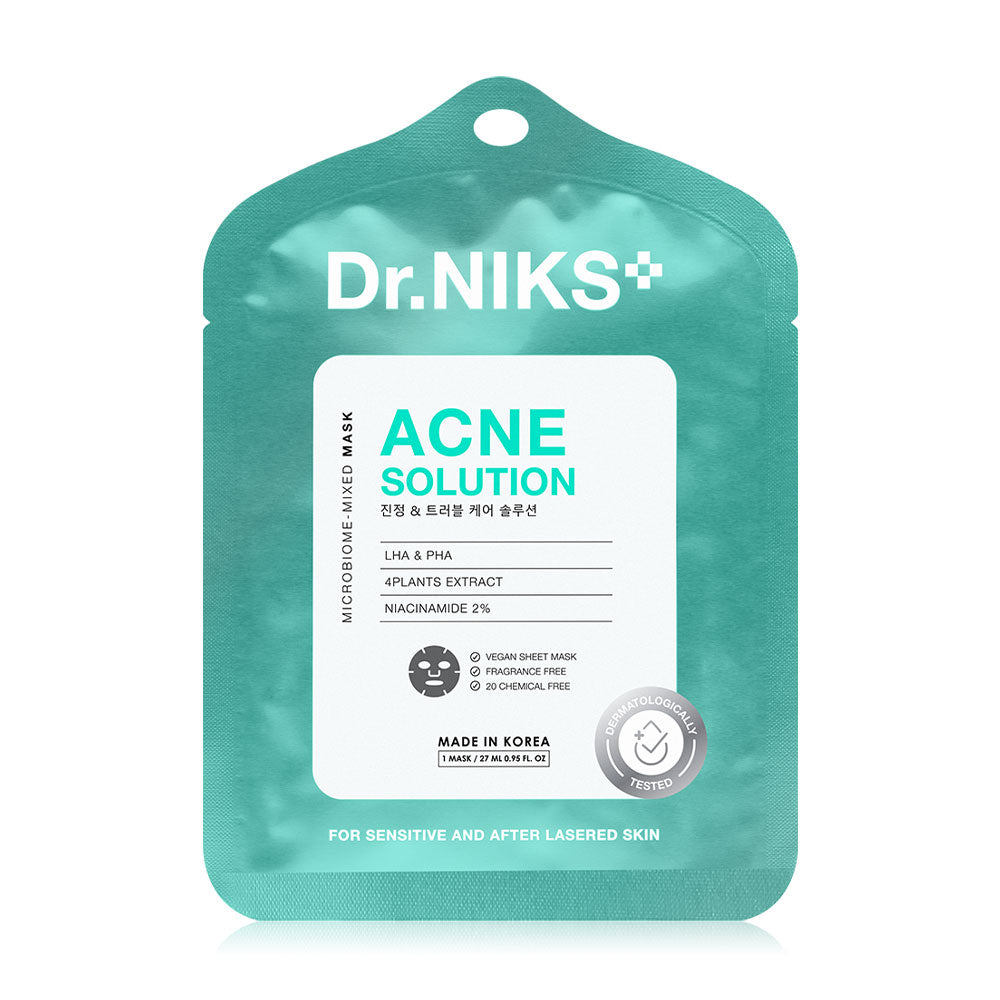 Dr.Niks Acne Solution Microbiome-Mixed Mask 27ml