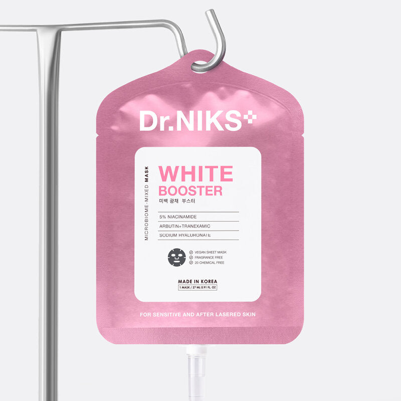 Dr.NIKS White Booster Microbiome-Mixed Mask 27ml x 3pcs