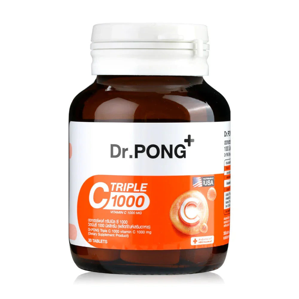 Dr.PONG Triple C 1000 Vitamin C 1000mg 30 Tablets