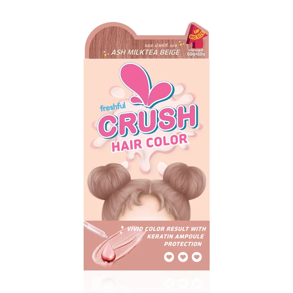 Freshful Crush Hair Color Ash 120g - Milktea