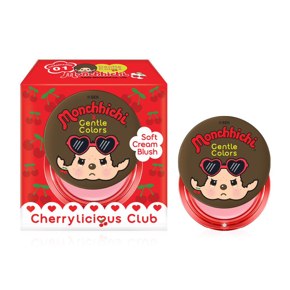 Gentle Colors X Monchchichi Soft Cream Blush 4g - #01 Champagne