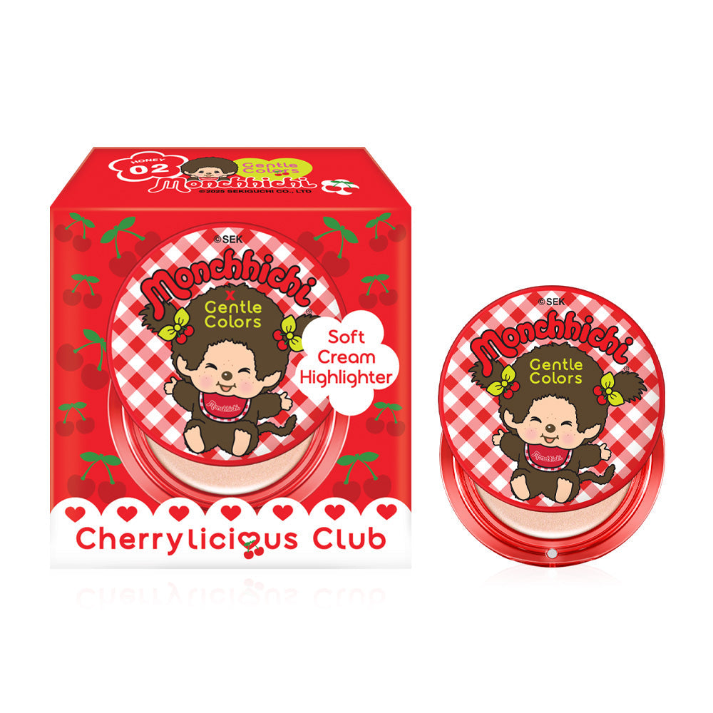 Gentle Colors X Monchchichi Soft Cream Highlighter 4g - #02 Honey