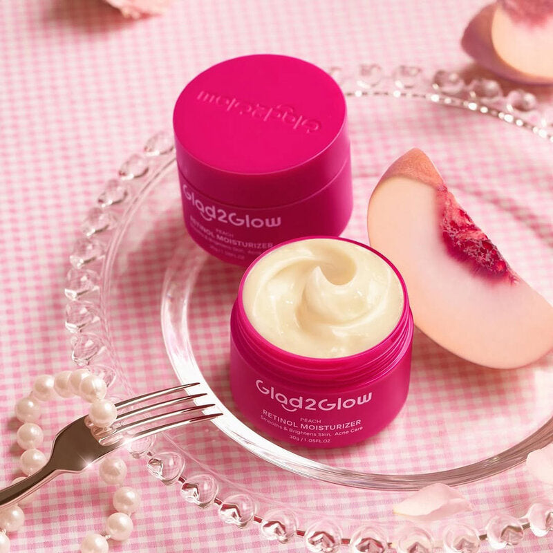 Glad2Glow Peach Retinol Moisturizer 30g
