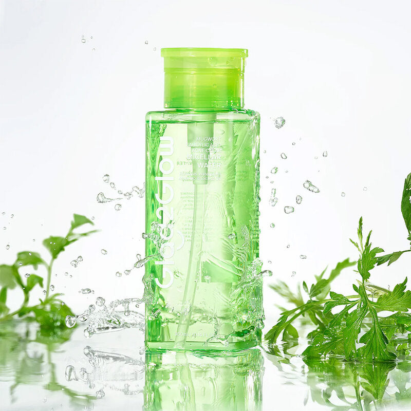 Glad2Glow Micellar Water - Mugwort & Salicylic Acid for Acne Care