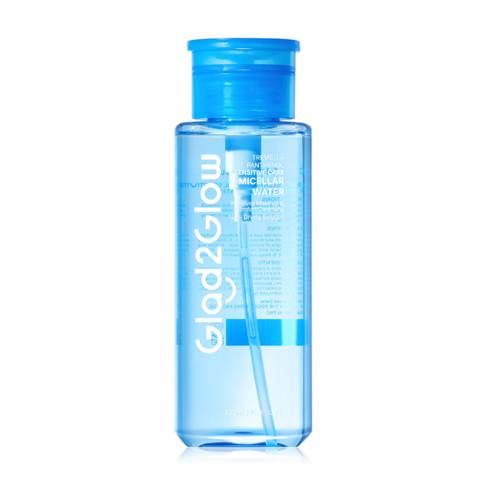Glad2Glow Micellar Water - Tremella & Panthenol for Sensitive Skin