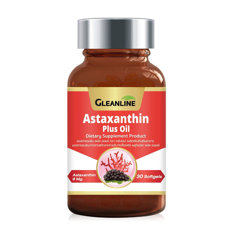 Gleanline Astaxanthin Plus Oil 30 Softgels