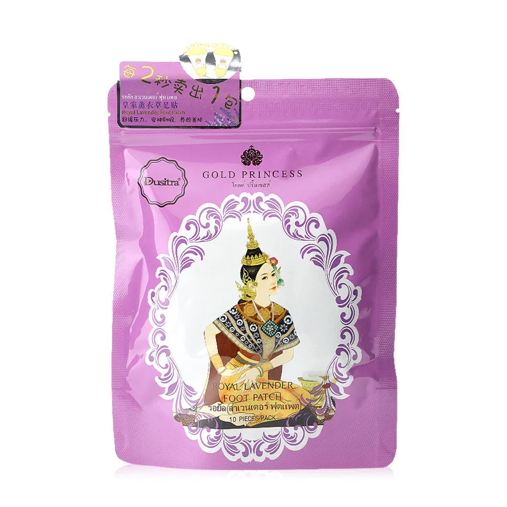Gold Princess Royal Detoxification Foot Patch - Lavender