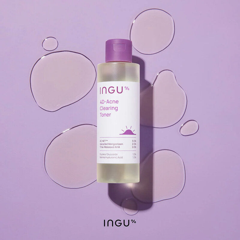 INGU Skin Set - 4D Acne Clearing Toner & Calming Spot Gel