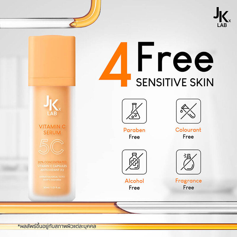 JKxLab 5C Peptide Ampoule Dose 30ml Vitamin C Serum